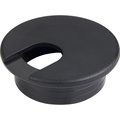 Hardware Resources 2 Piece Black Plastic Wire Grommet for 2" Diameter Hole 63000